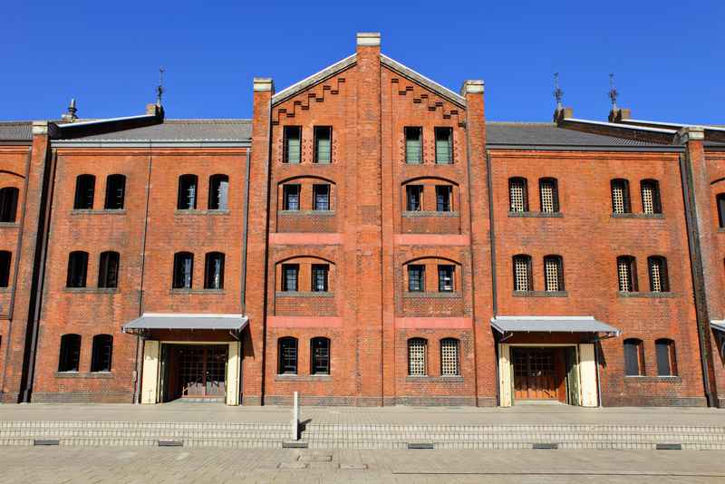 Red Brick Warehouse histórico en Yokohama