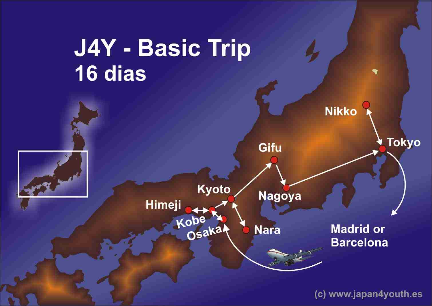 Japan basic trip 16 tage